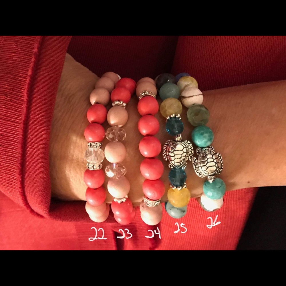 Beaded Stackable Bracelets - Picture 3 of 7